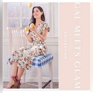 Gal Meets Glam Collection - Sophia Button Front Jumpsuit Floral